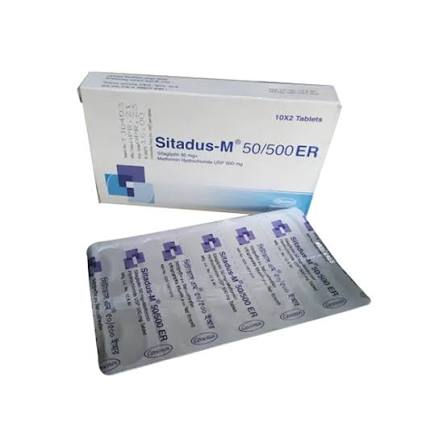 tab. Sitadus-M er 50mg+500mg